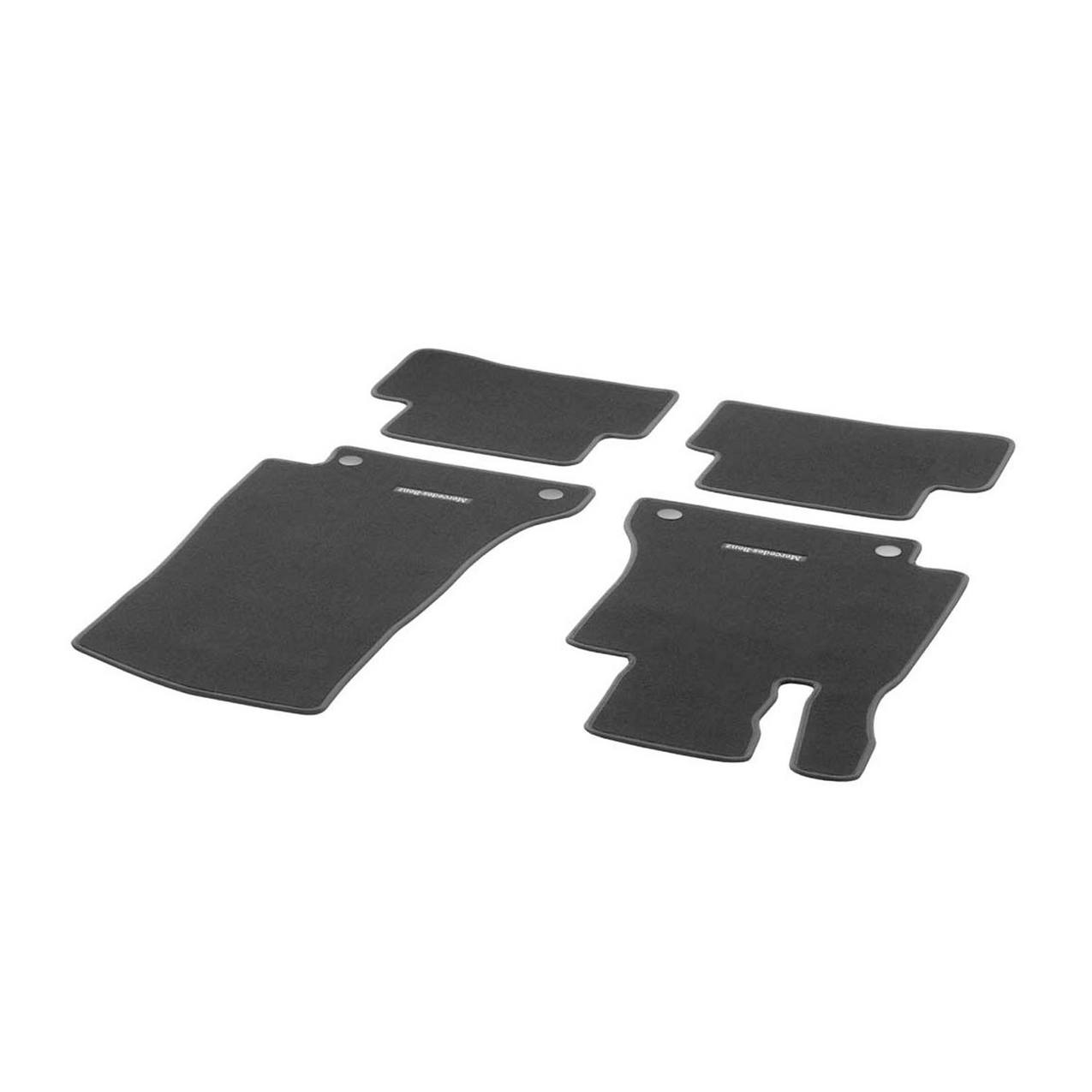 Mercedes Floor Mat Set - Front and Rear (Carpet) (Black) 20568004049J74